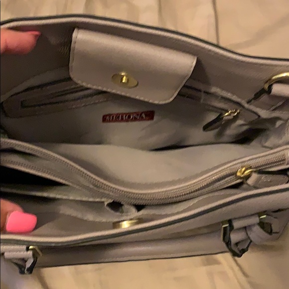 Grey purse with slots - Picture 2 of 2
